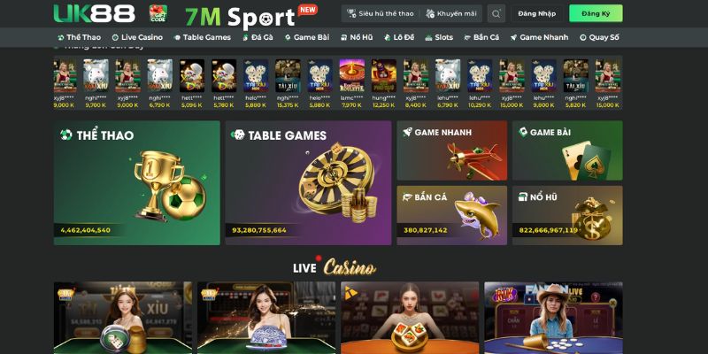 Kho game đa dạng thu hút sự khám phá của người chơi