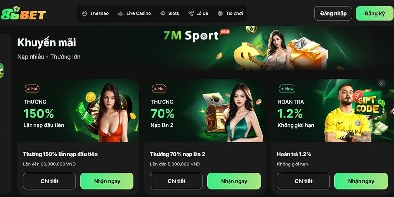 Nhà cái thường xuyên đưa ra các gói khuyến mãi hấp dẫn Nhà cái thường xuyên đưa ra các gói khuyến mãi hấp dẫn